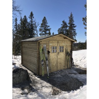 TOMT PÅ LAGER - Alicia 3 x 3 meter  Redskapshus