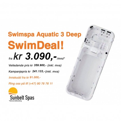 Aquatic 3 Deep Swimspa